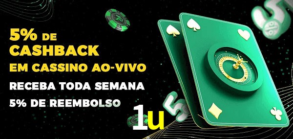 Promoções do cassino ao Vivo 1u